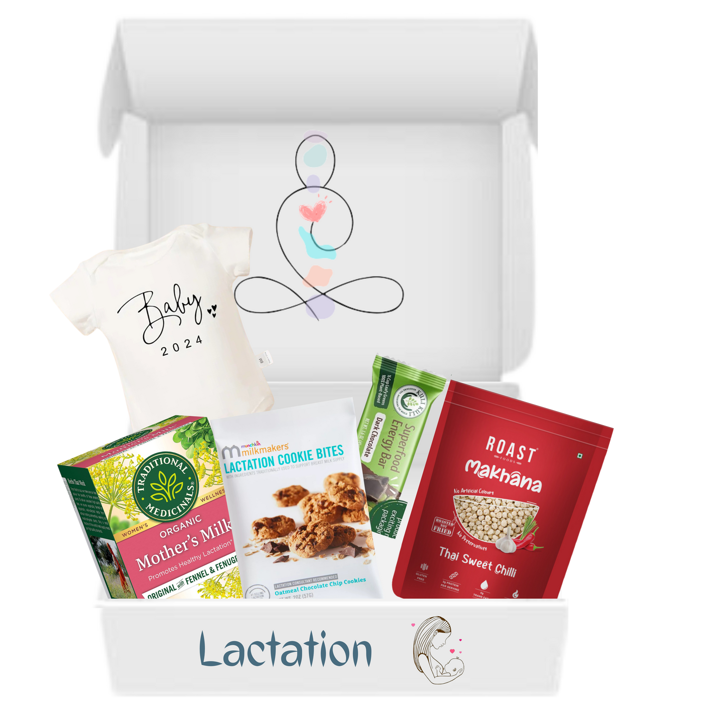 Healthy snacks boxes and gift basket : Lactation